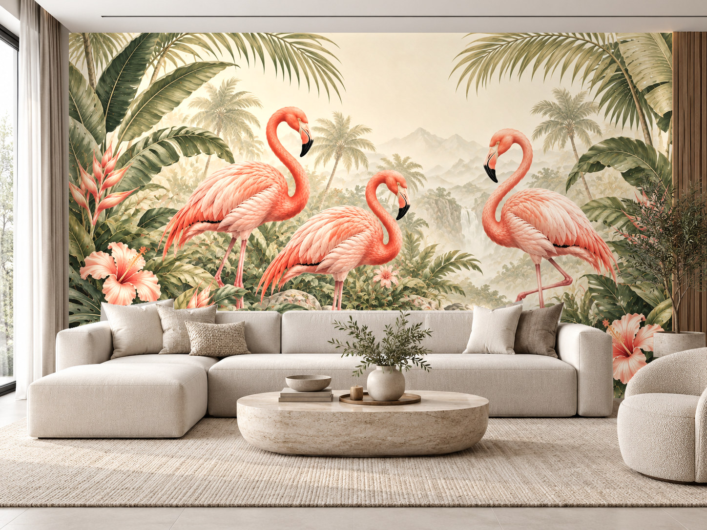 Flamingo Harmony Duvar Kağıdı (TF-010) – görsel 1