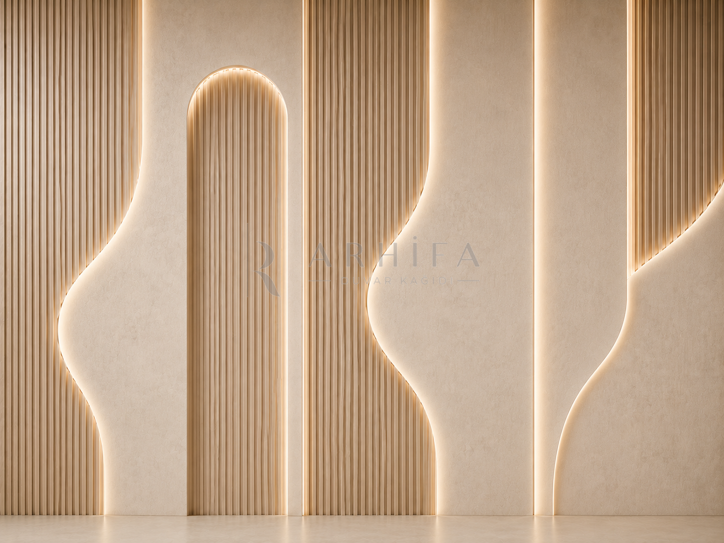 Organic Panels — Kaynak Varyantı Duvar Kağıdı (C06-FP-014C) – görsel 2