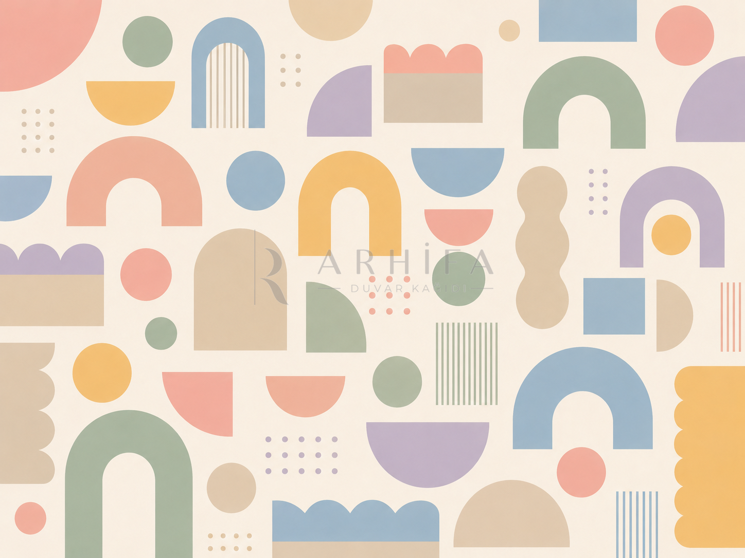 Playful Forms Duvar Kağıdı (GE-006) – görsel 2