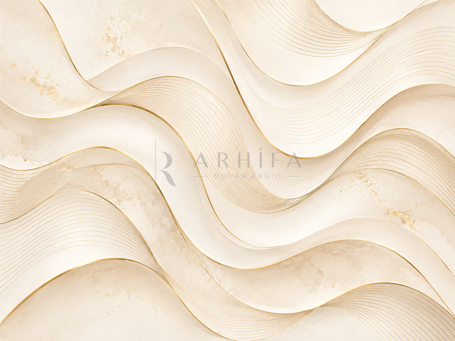 — Ivory Gold Duvar Kağıdı (GL-004A) – görsel 2