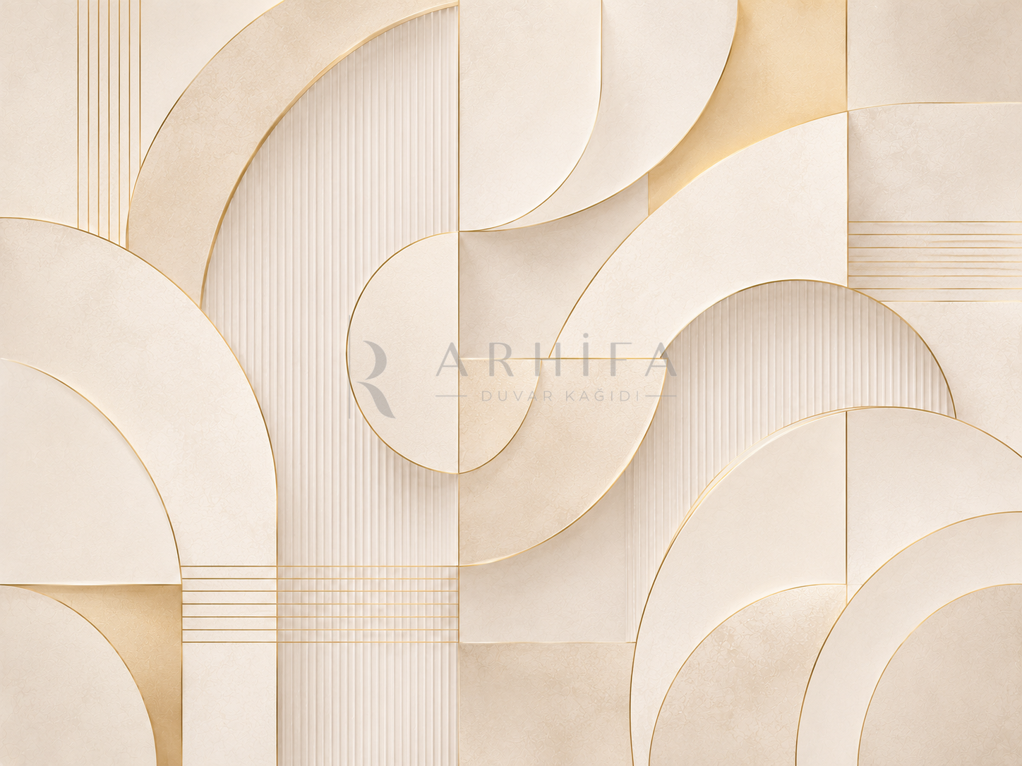 — Soft Geometry Duvar Kağıdı (GL-008) – görsel 2