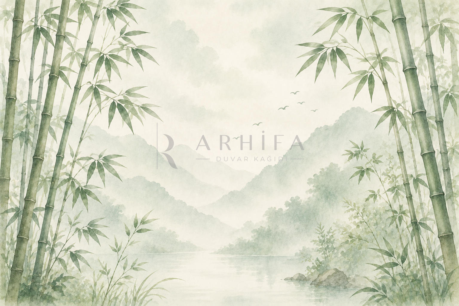 Bamboo Serenity Duvar Kağıdı (HC-006) – görsel 2