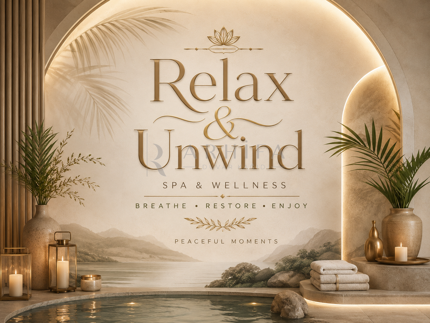 — Relax & Unwind Duvar Kağıdı (HR-003) – görsel 2