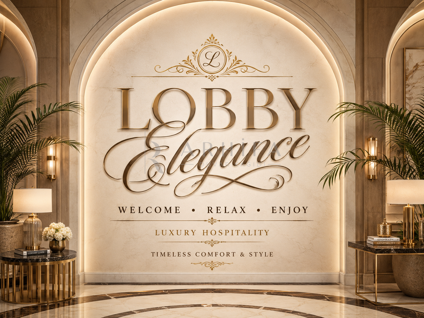 — Lobby Elegance Duvar Kağıdı (HR-005) – görsel 2