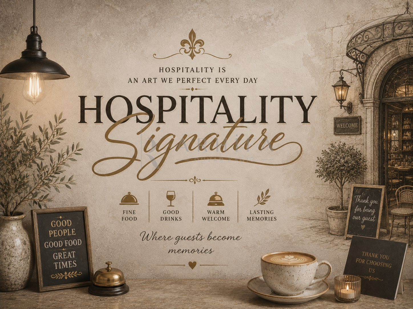 — Hospitality Signature Duvar Kağıdı (HT-015) – görsel 2