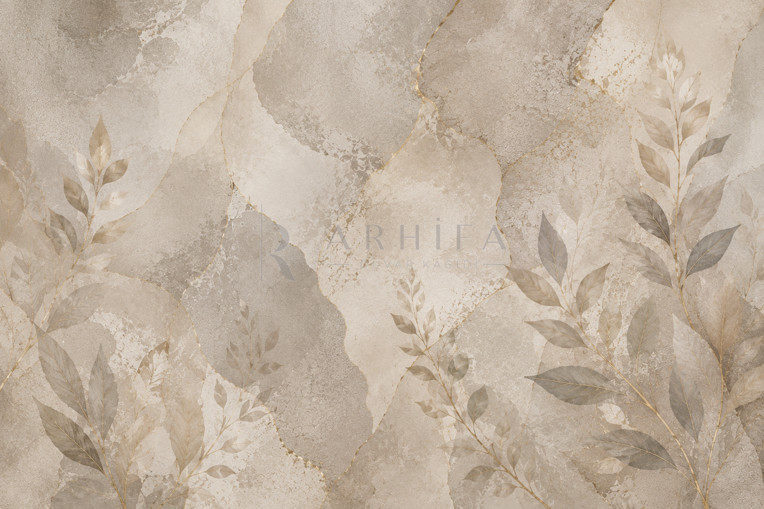 Taupe Layers Duvar Kağıdı (IH-005) – görsel 2