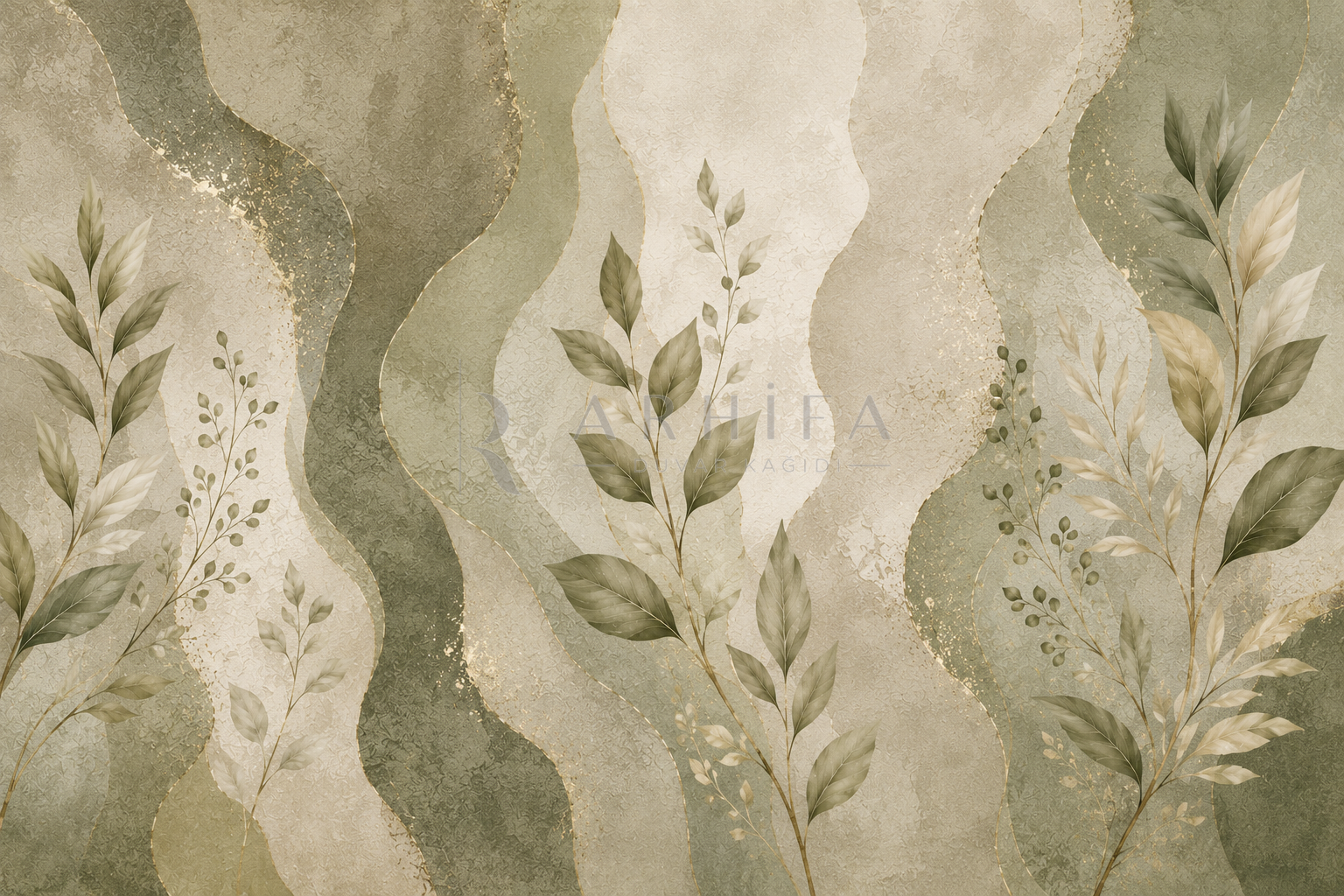 Olive Mood 1 Duvar Kağıdı (IH-006) – görsel 2
