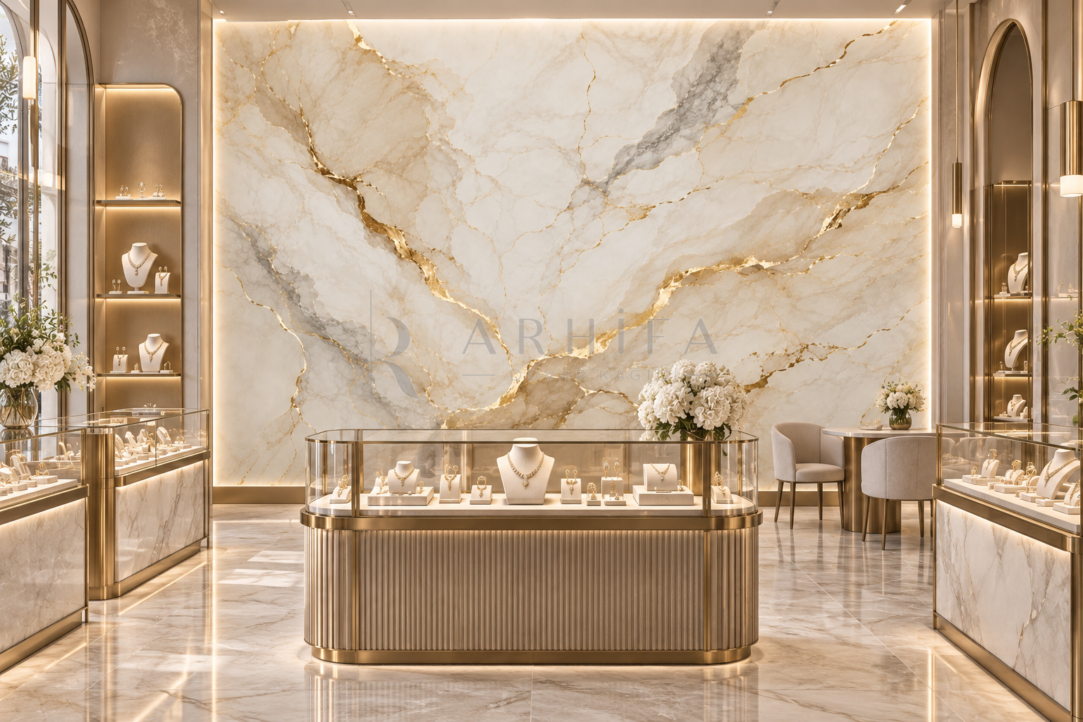 Royal Marble - Özel Tasarım Duvar Kağıdı (LC-001) – görsel 3