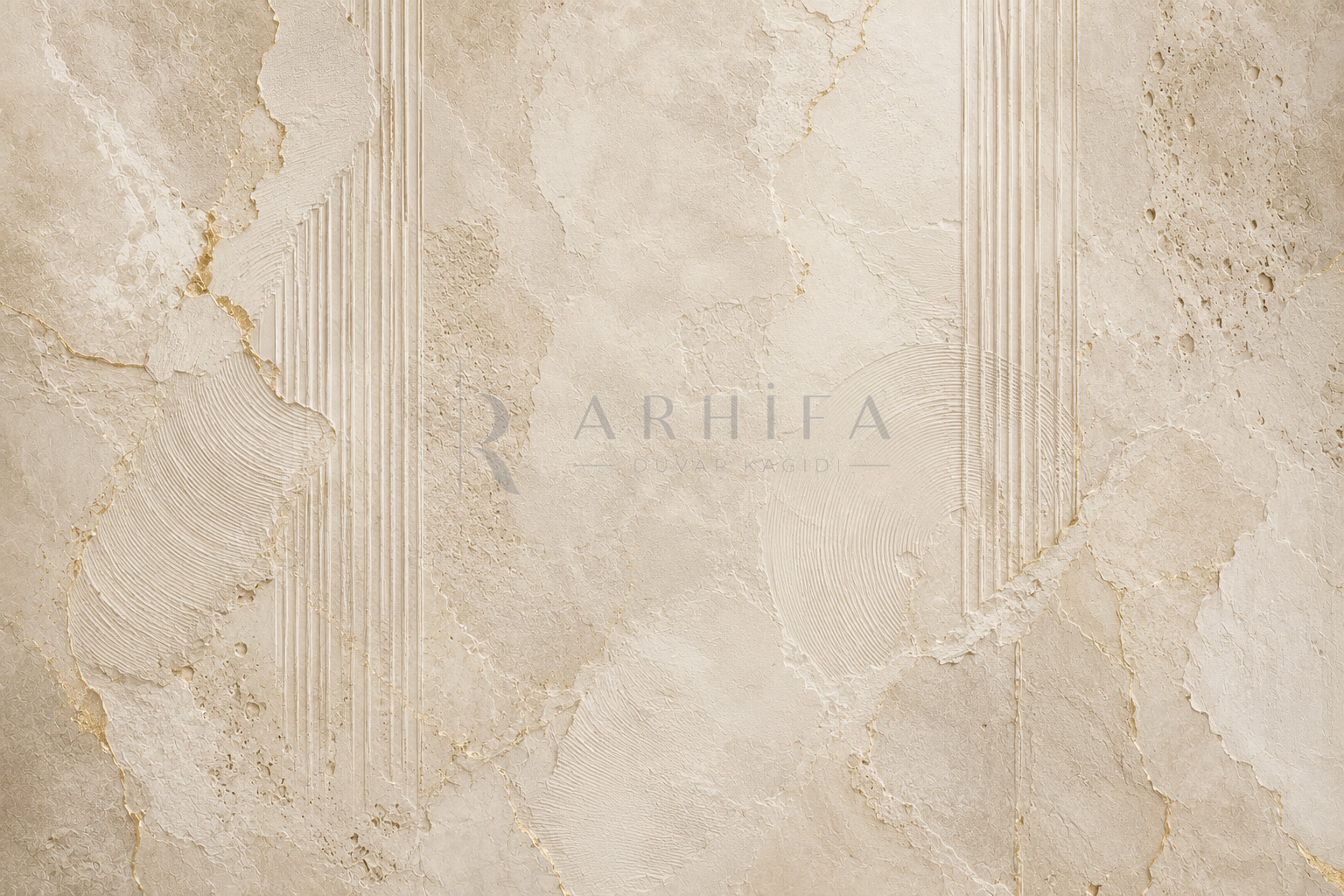 Imperial Texture (Lüks sıva, taş ve traverten dokuları) Duvar Kağıdı (LC-007) – görsel 2