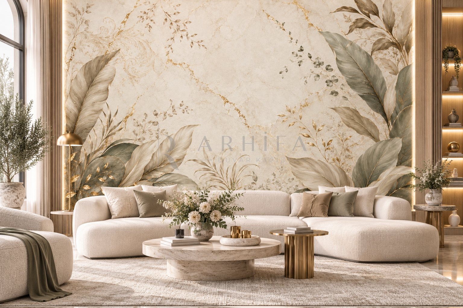 Luxury Botanica - Özel Tasarım Duvar Kağıdı (LC-008) – görsel 2
