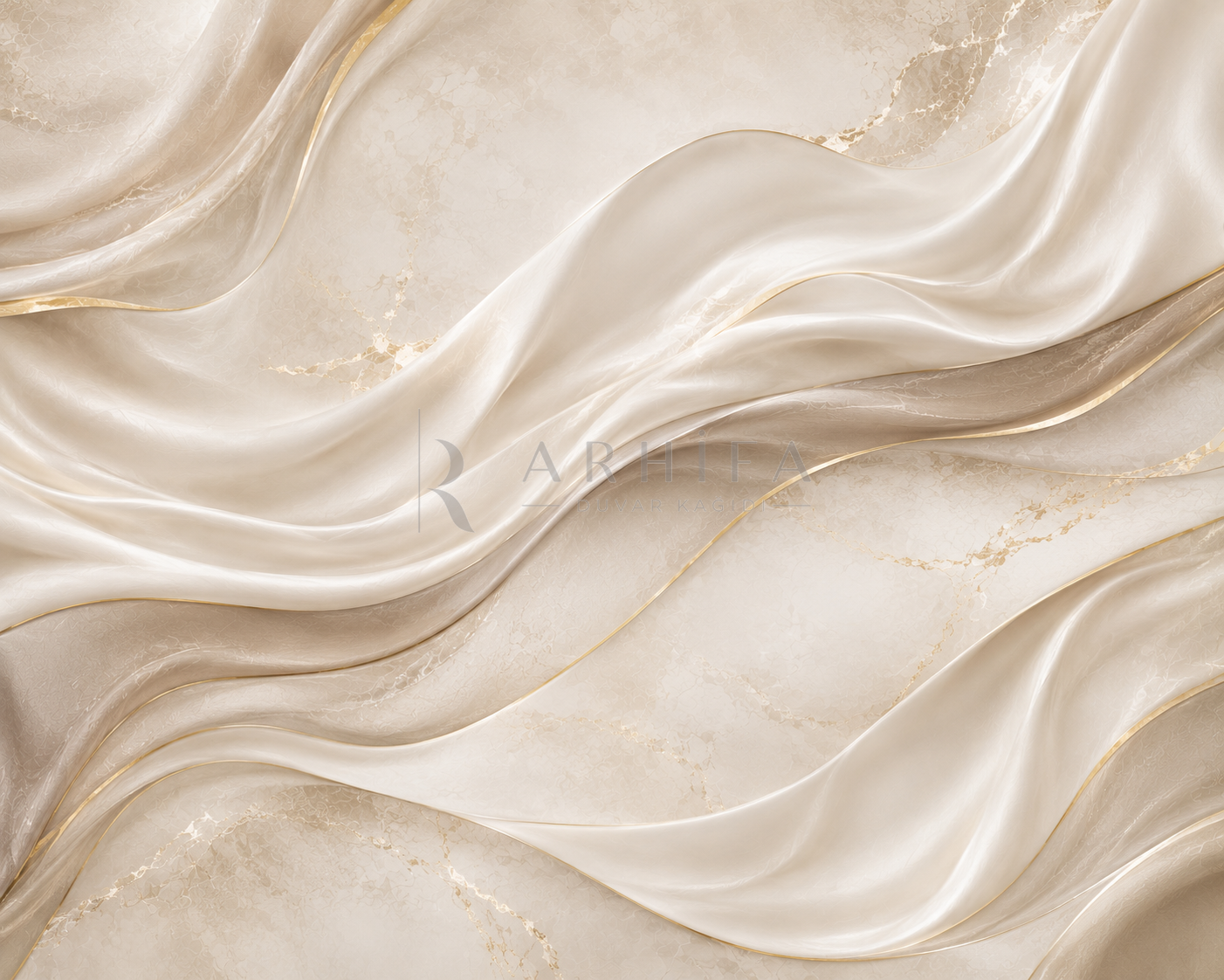 Royal Silk (İpek kumaş hissi veren akışkan katmanlar) Duvar Kağıdı (LC-014) – görsel 2