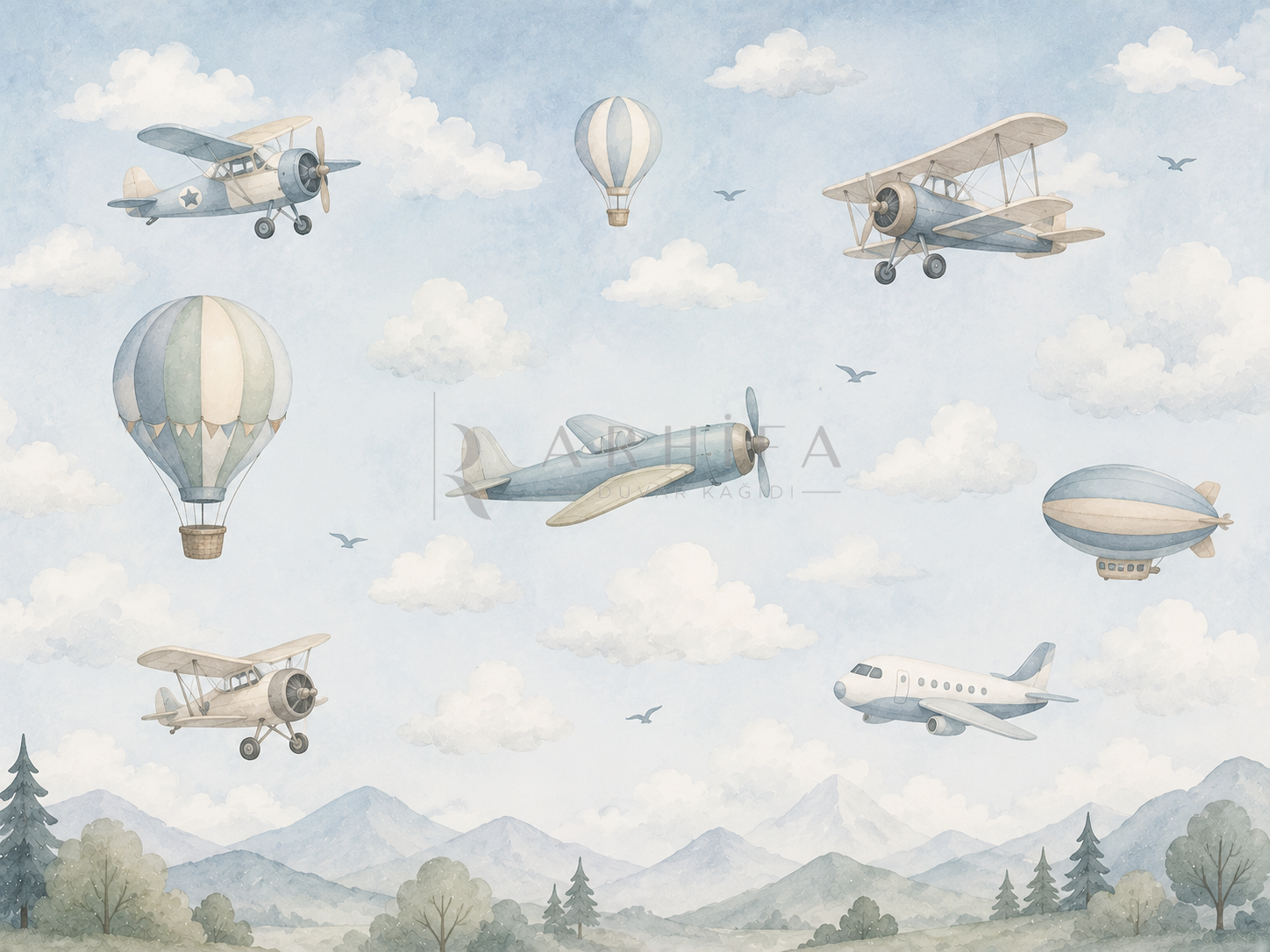 — Sky Adventure Duvar Kağıdı (LEX-006) – görsel 2