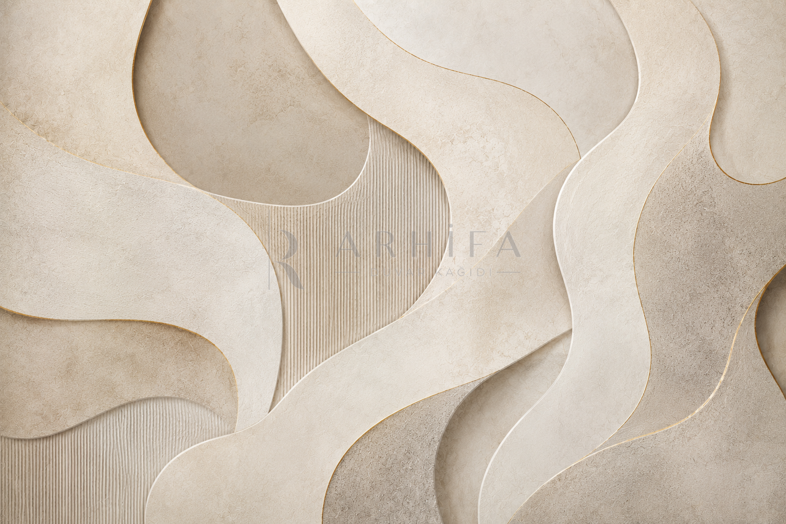 Sculptural Wall Duvar Kağıdı (LH-008) – görsel 2