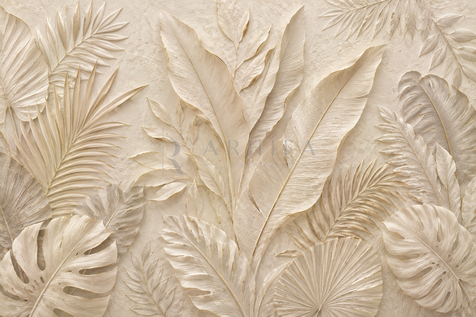 Botanical Relief Duvar Kağıdı (LN-003) – görsel 2