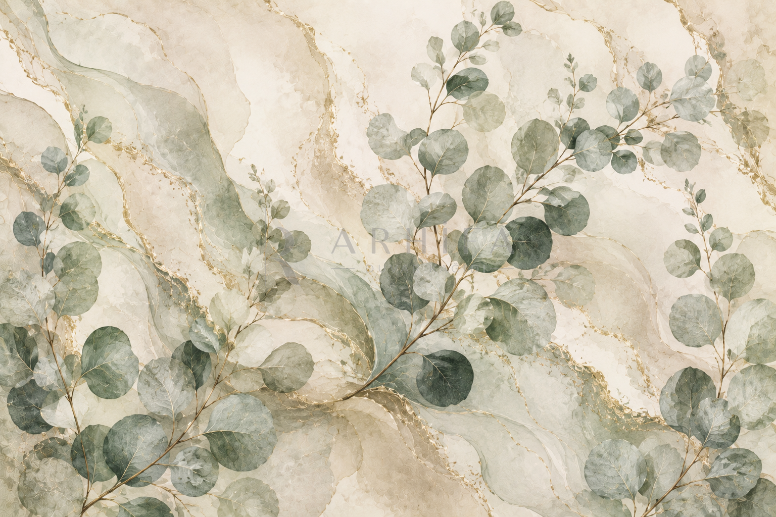 Eucalyptus Flow Duvar Kağıdı (LN-006) – görsel 2