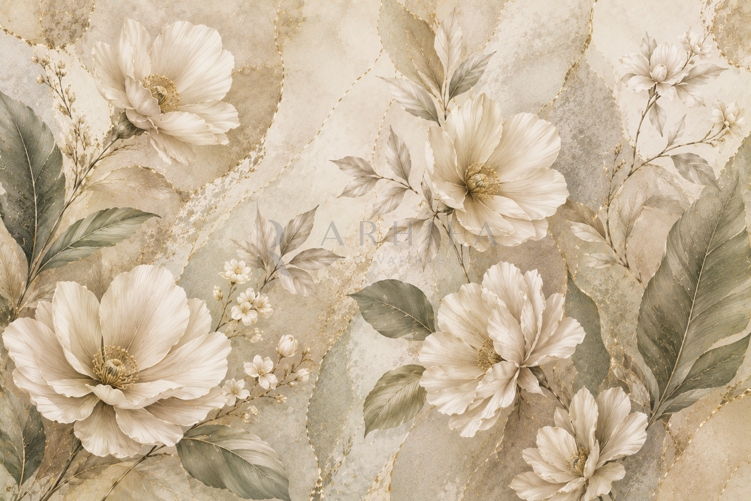 Organic Bloom Duvar Kağıdı (LN-010) – görsel 2