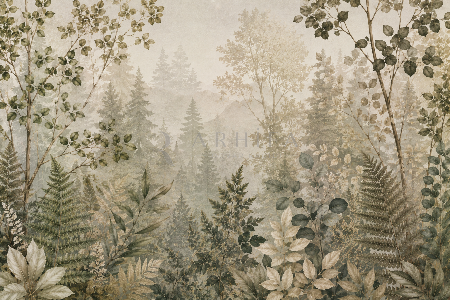 Forest Layers Duvar Kağıdı (LN-012) – görsel 2