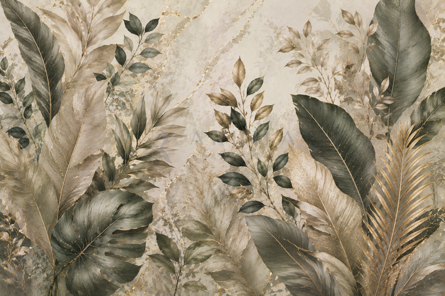 Luxury Foliage Duvar Kağıdı (LN-013) – görsel 2