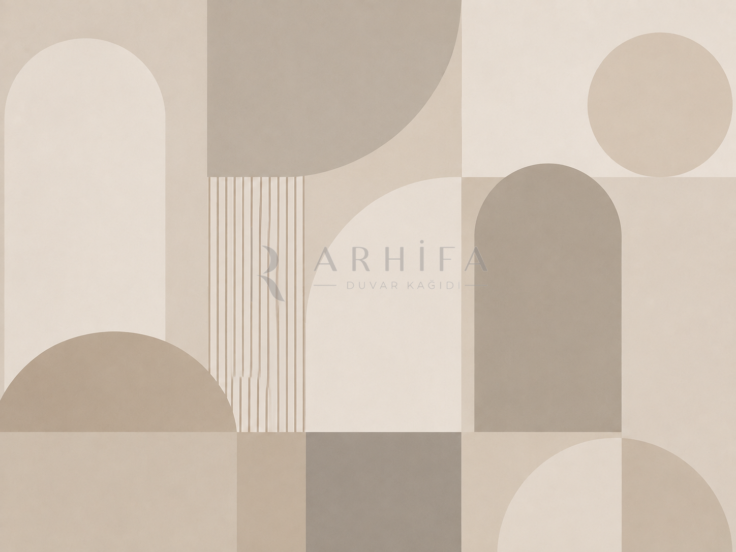 — Nordic Geometry Duvar Kağıdı (MG-012) – görsel 2