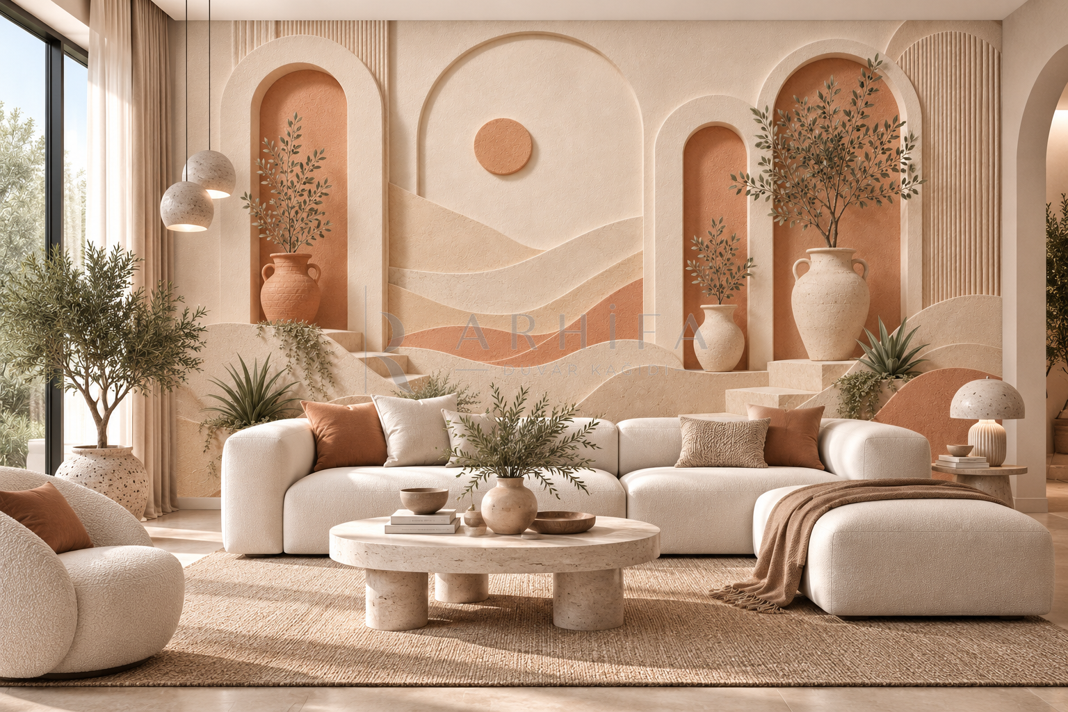 Villa Breeze - Dokulu Duvar Kağıdı (MR-009) – görsel 2