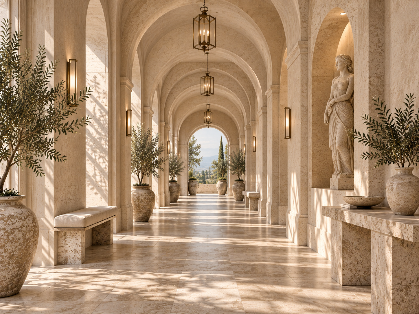 Quiet Luxury Passage Duvar Kağıdı (AI-012) – görsel 3