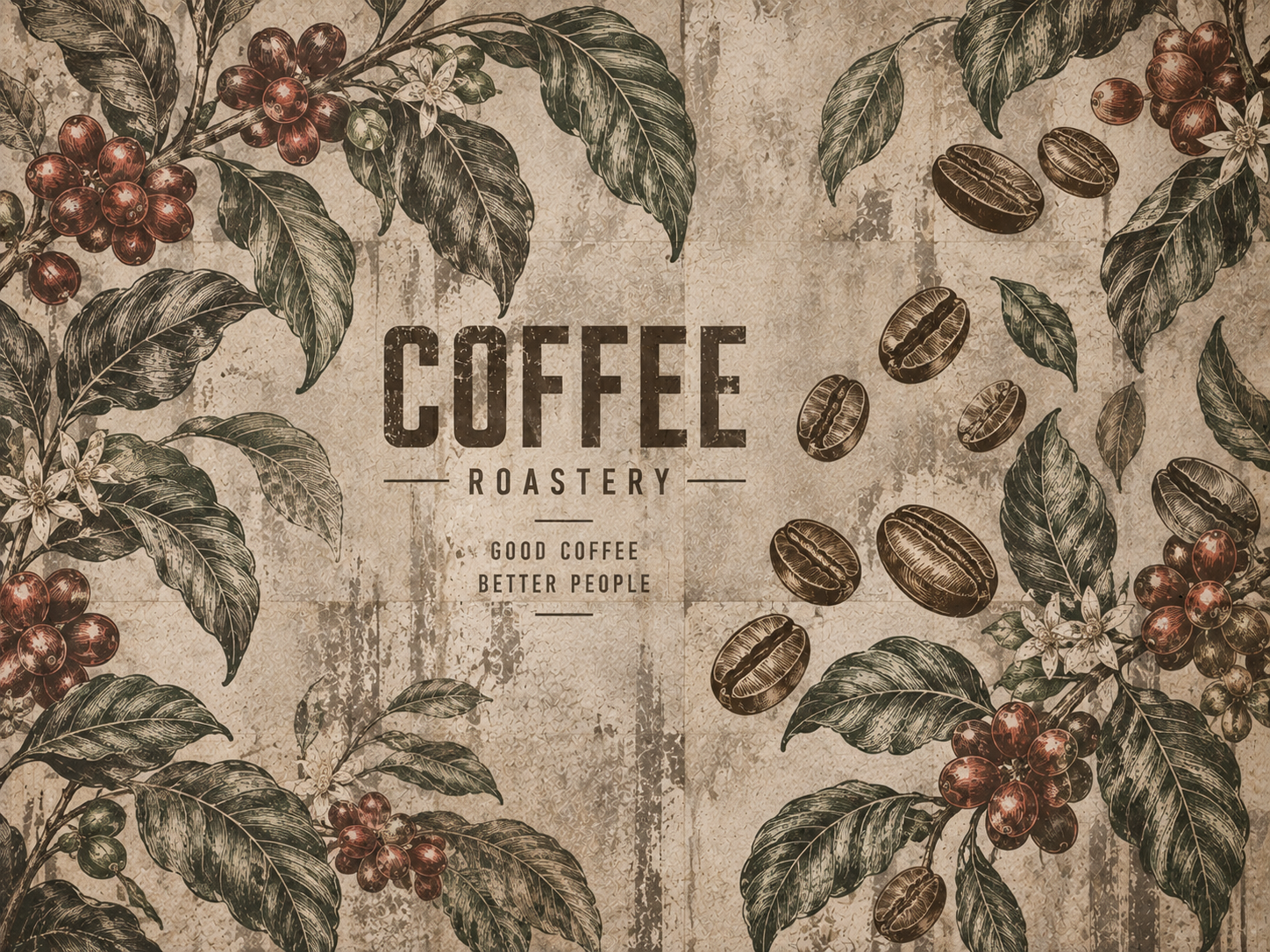 Coffee Roastery Loft1 Duvar Kağıdı (CS-003-V2) – görsel 2