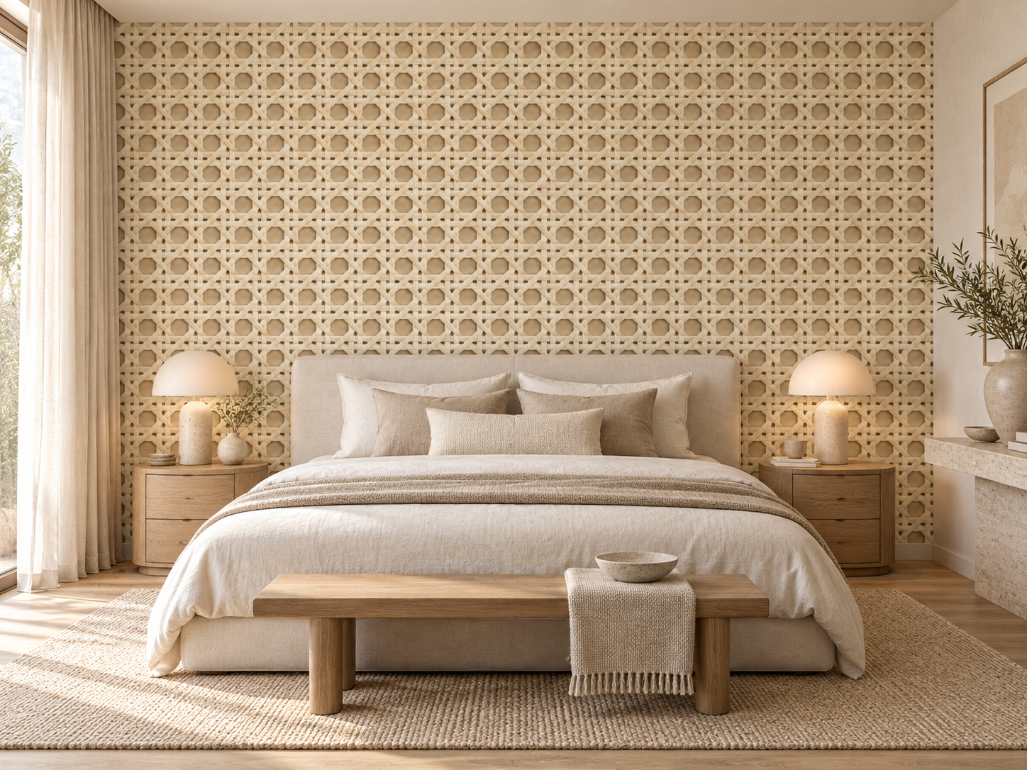 Ivory Cane Duvar Kağıdı (HZR-004) – görsel 2