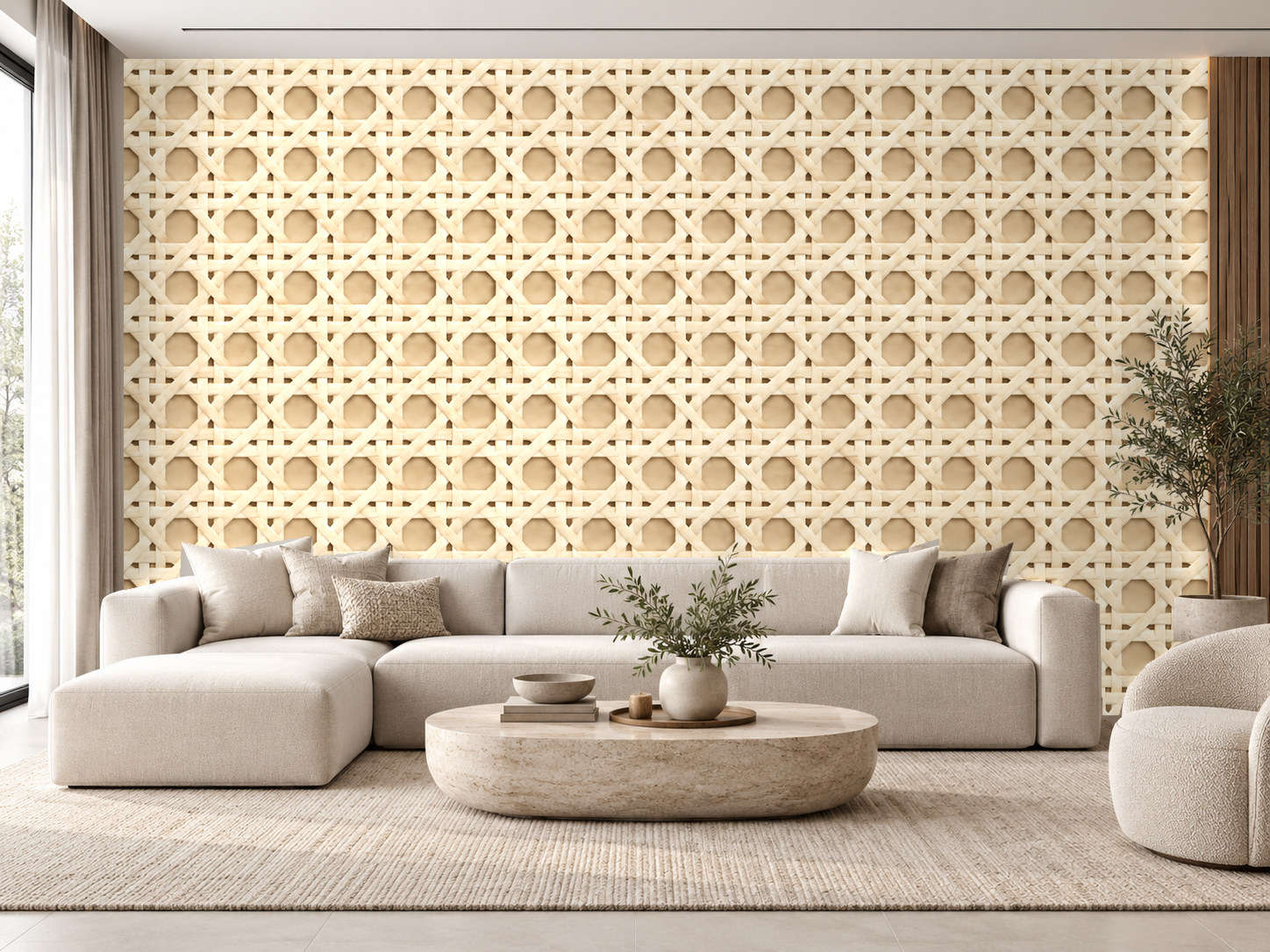 Ivory Cane Duvar Kağıdı (HZR-004) – görsel 1