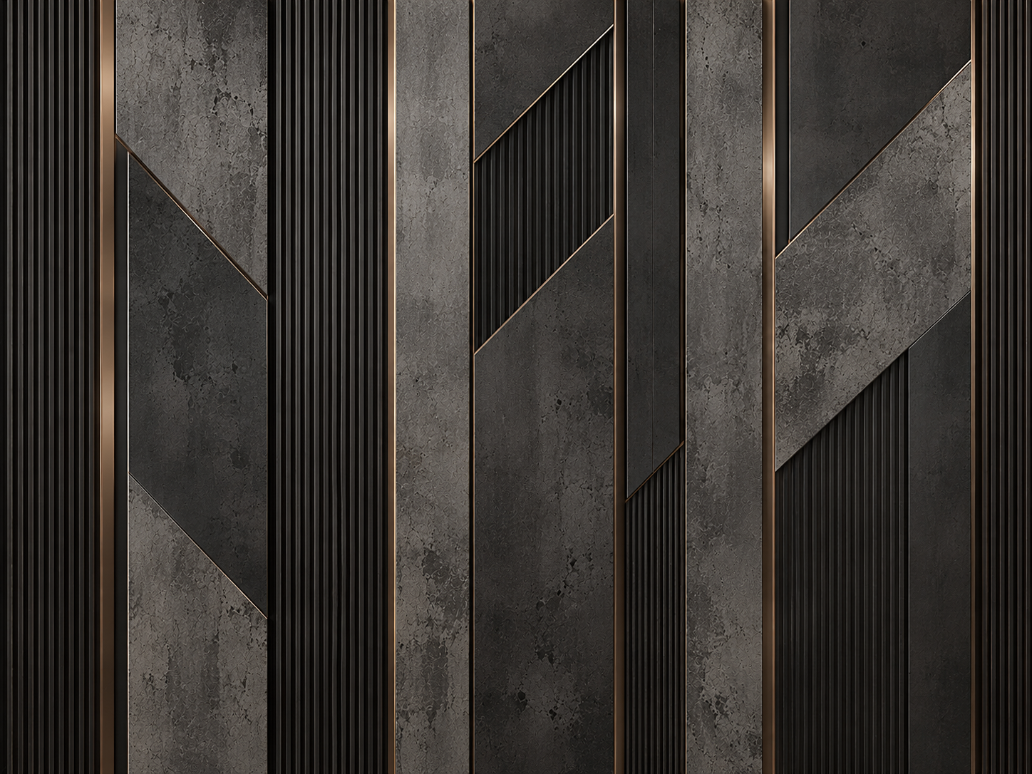 Dark Architectural Lines Duvar Kağıdı (MY-003A) – görsel 2