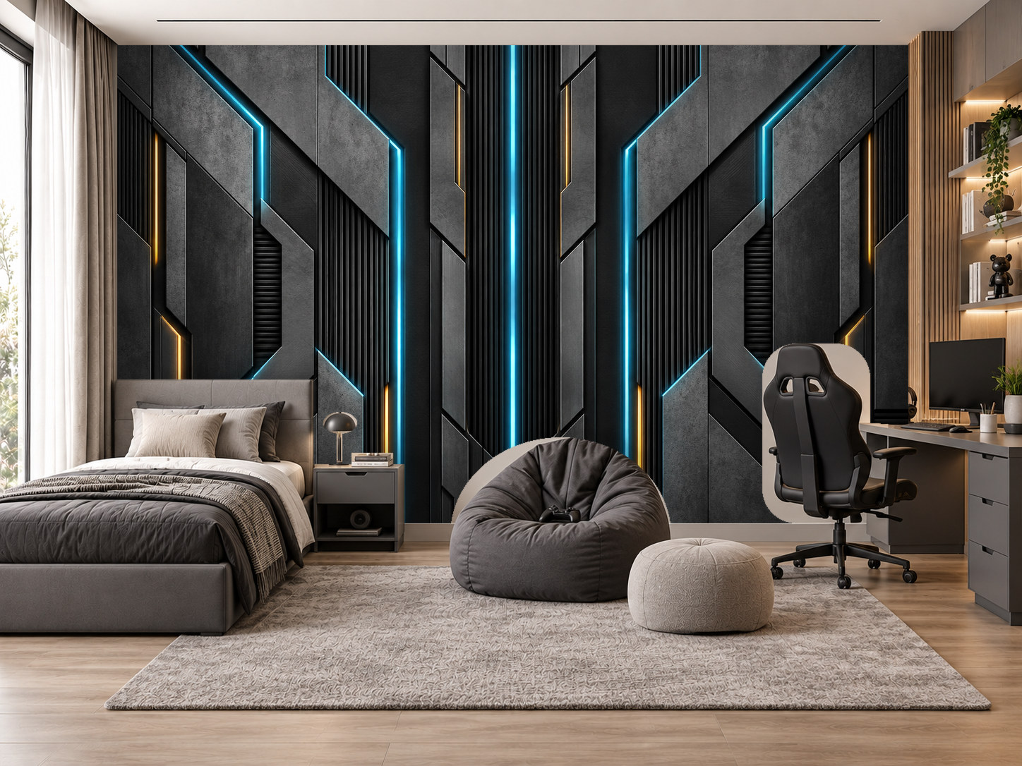 Cyber Architecture Duvar Kağıdı (MY-008) – görsel 1