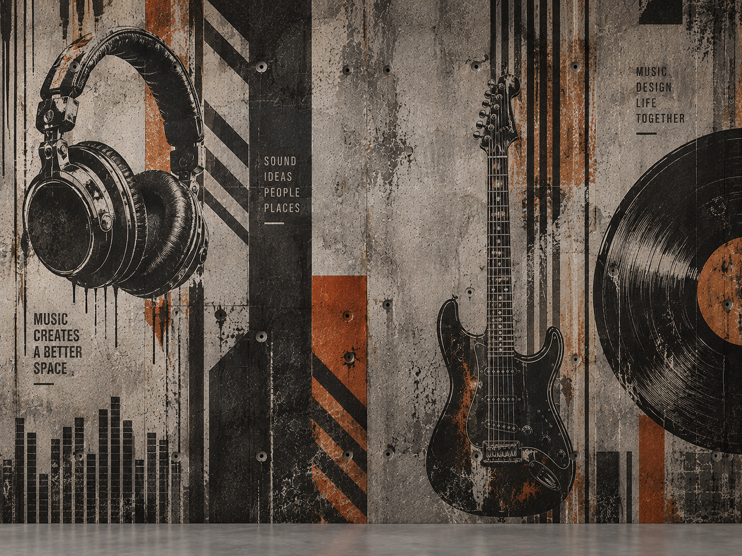 Urban Music Studio Duvar Kağıdı (MY-009) – görsel 3