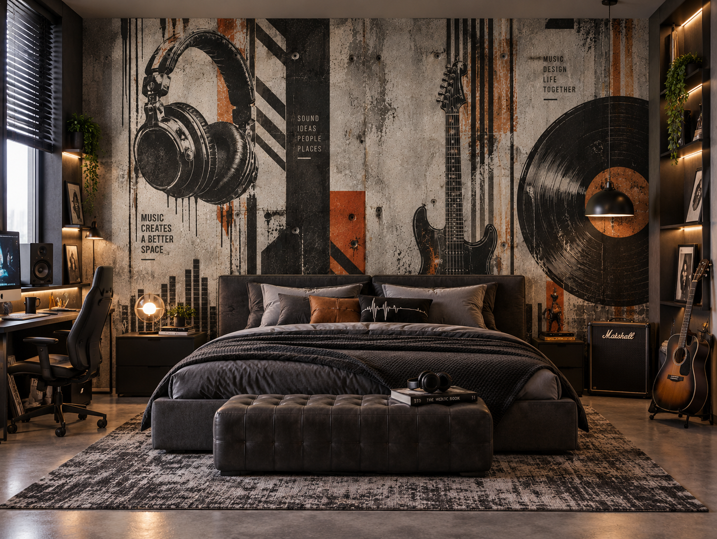 Urban Music Studio Duvar Kağıdı (MY-009) – görsel 2
