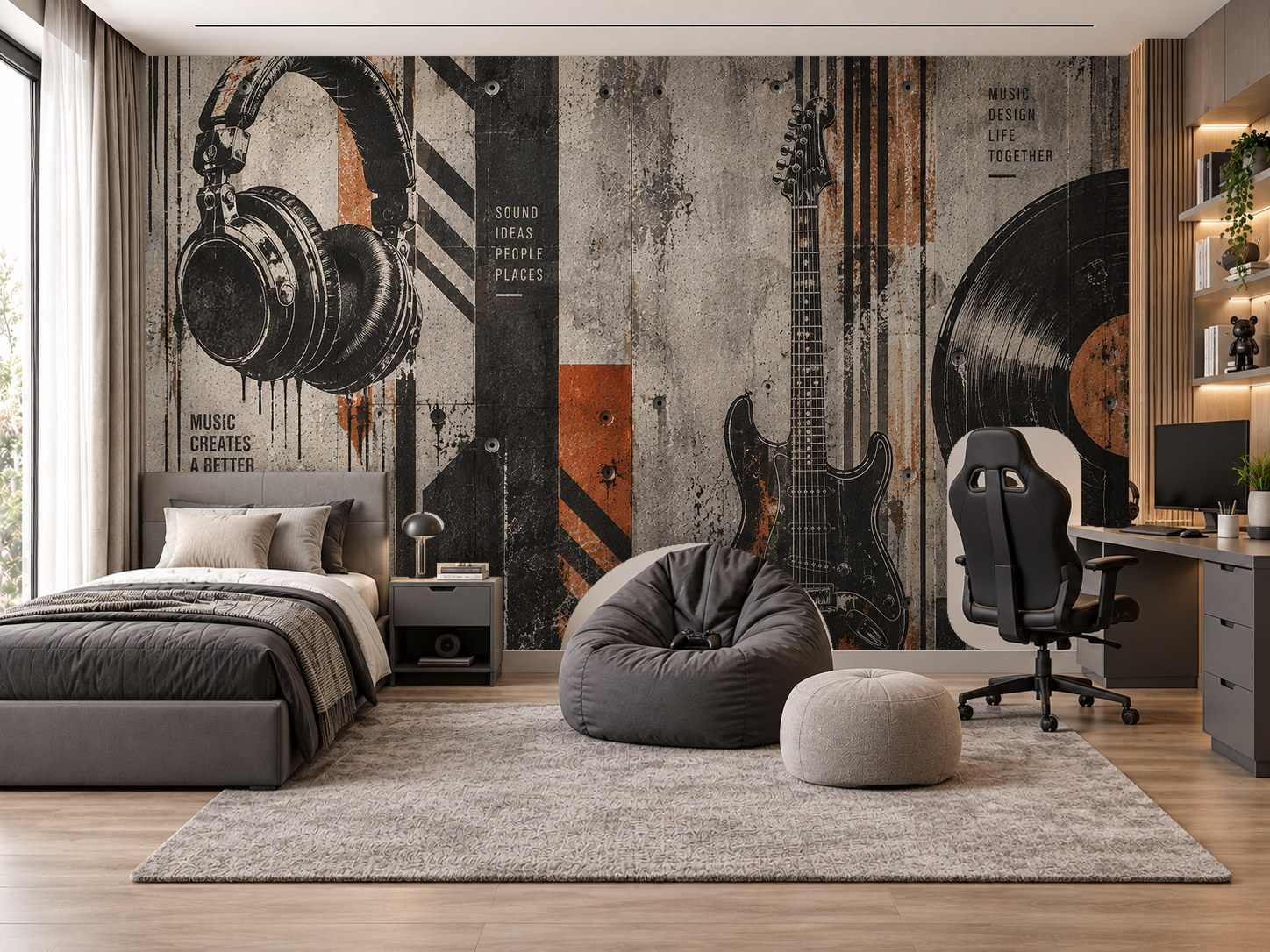 Urban Music Studio Duvar Kağıdı (MY-009) – görsel 1