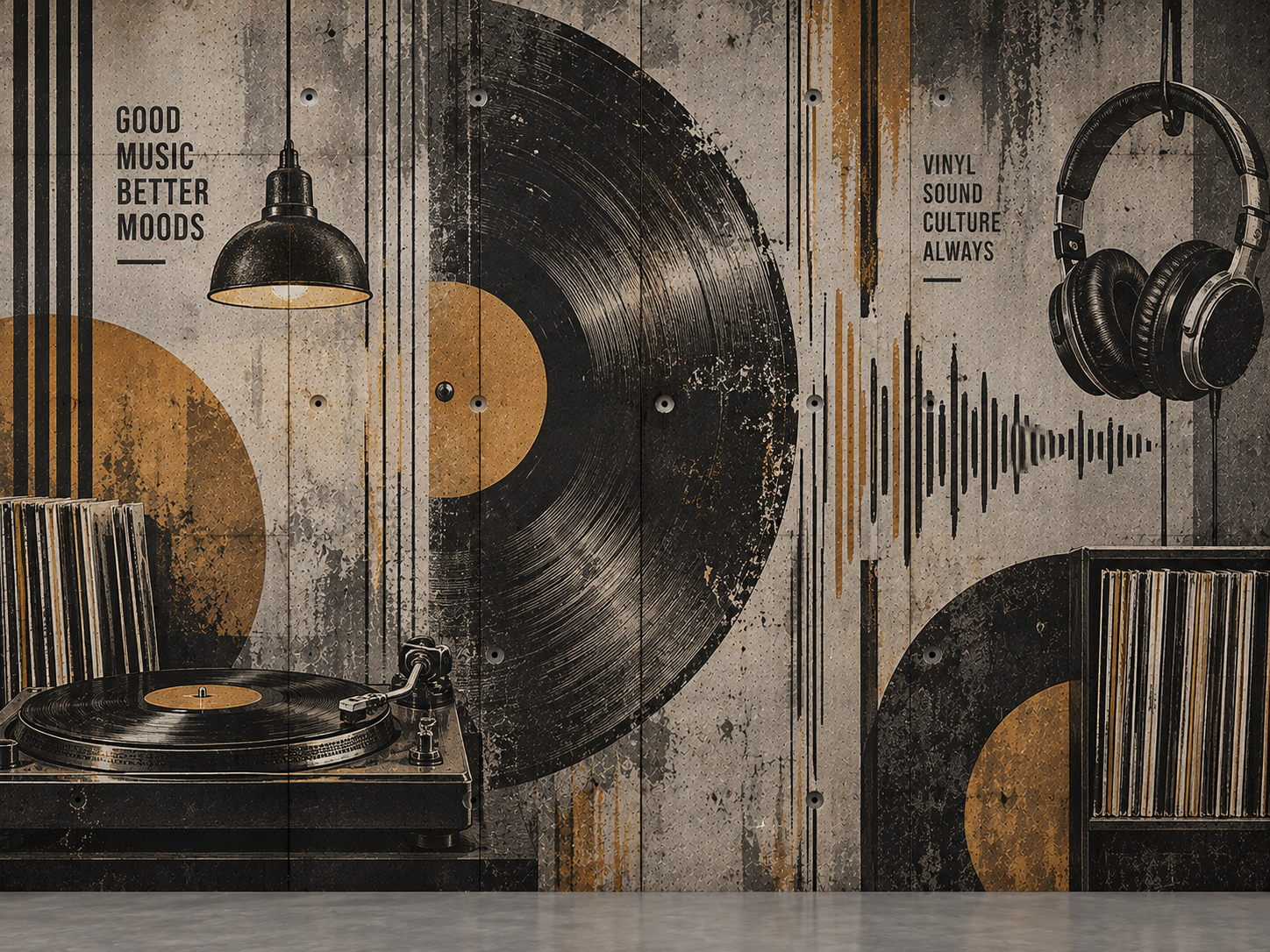 Vinyl & Sound Duvar Kağıdı (MY-010) – görsel 2