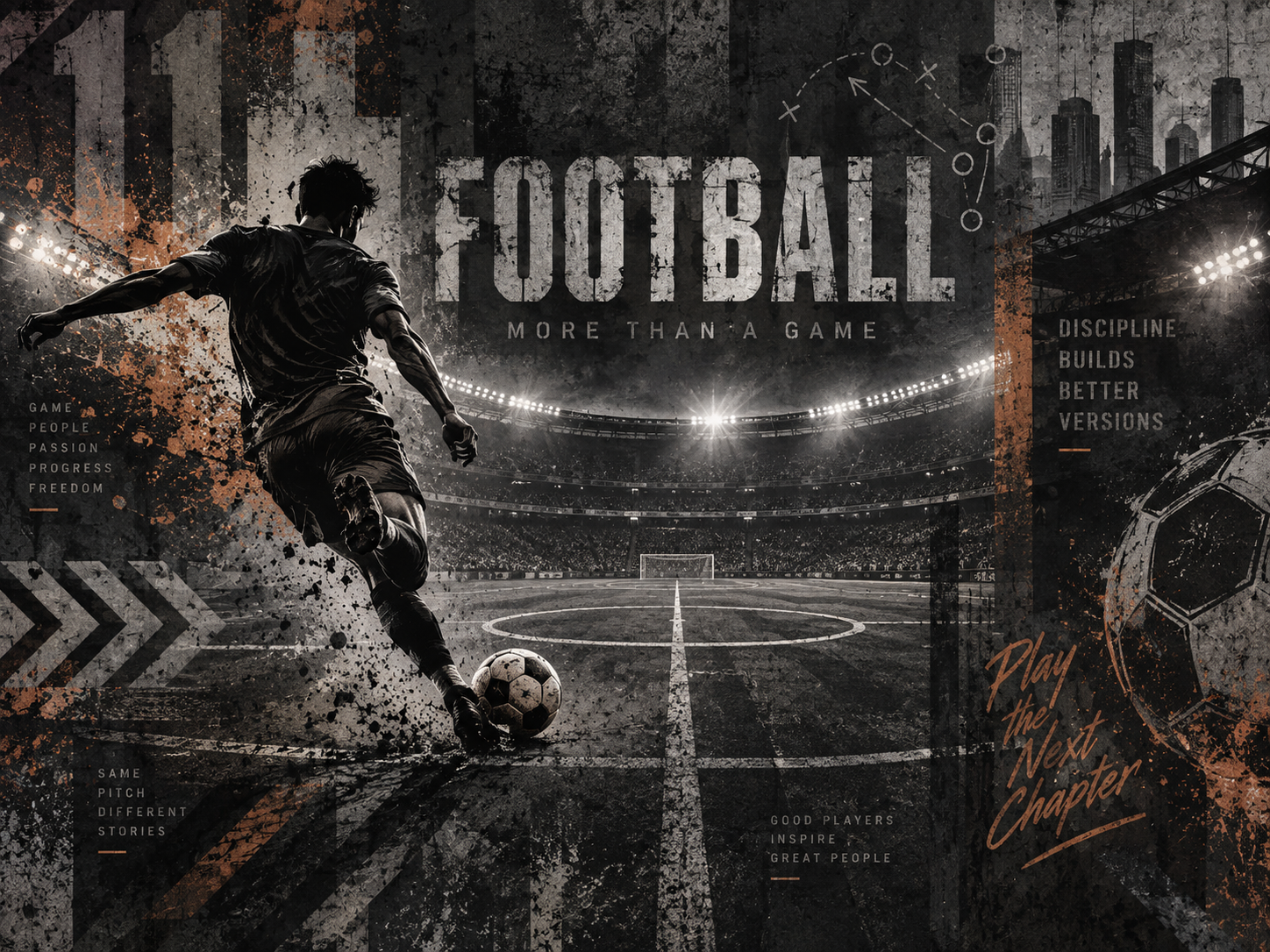 Football Stadium Mood Duvar Kağıdı (MY-012) – görsel 2