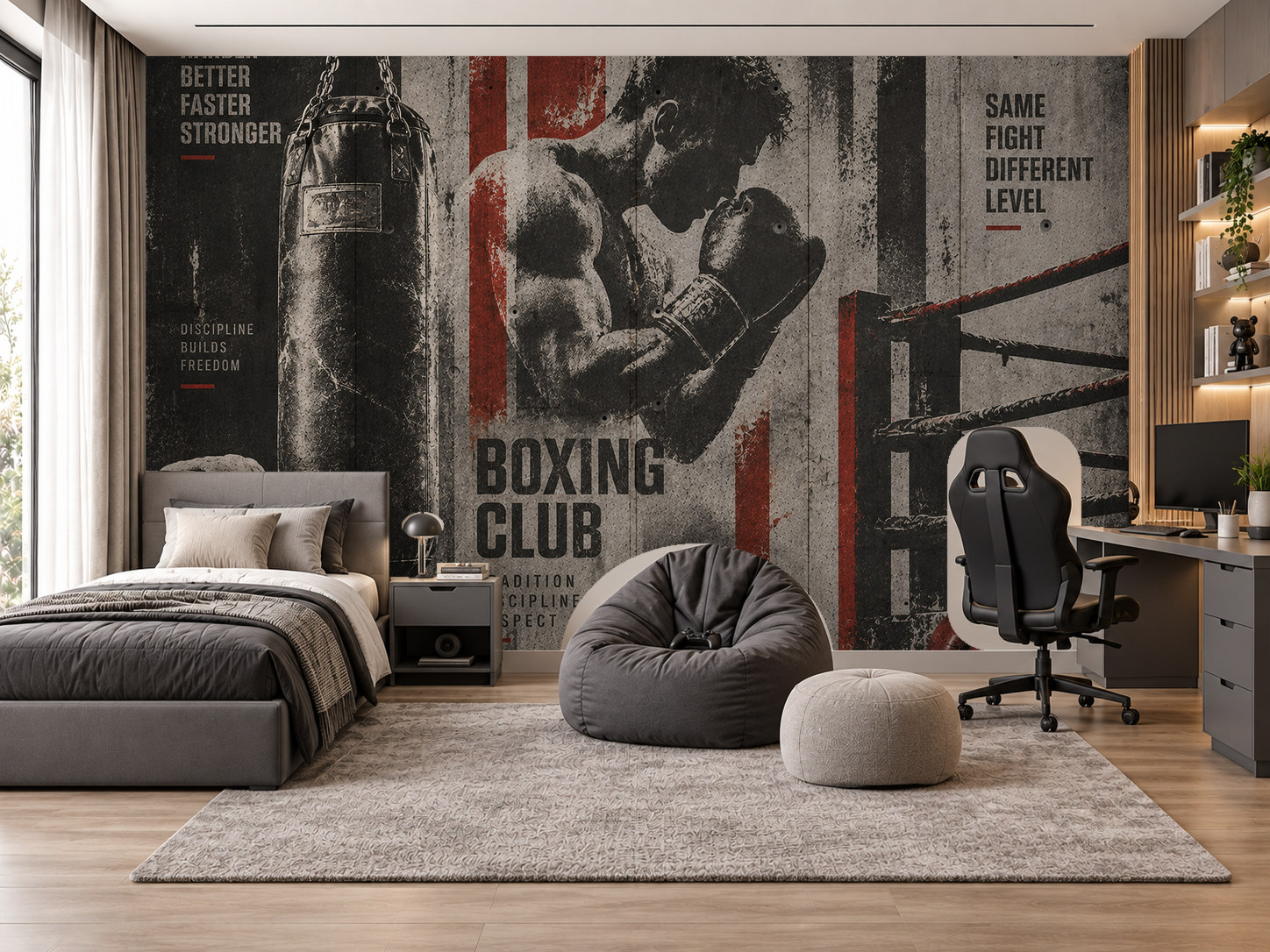 Boxing Club Heritage Duvar Kağıdı (MY-013) – görsel 1