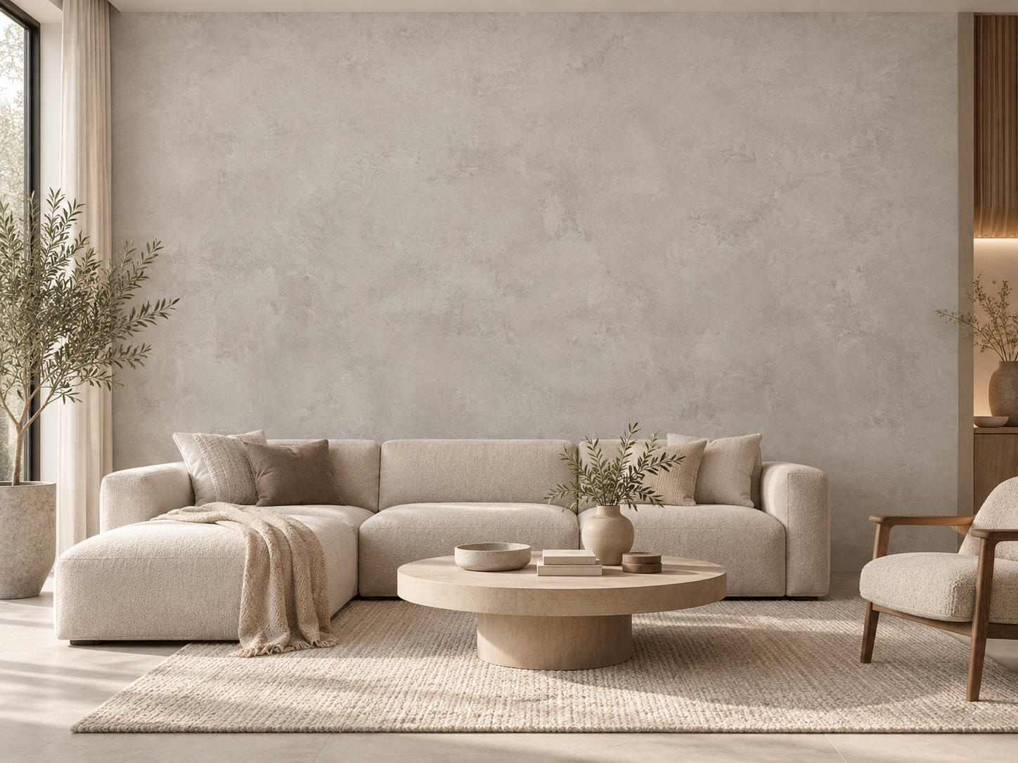 Soft Concrete Wall Duvar Kağıdı (SE-004) – görsel 2