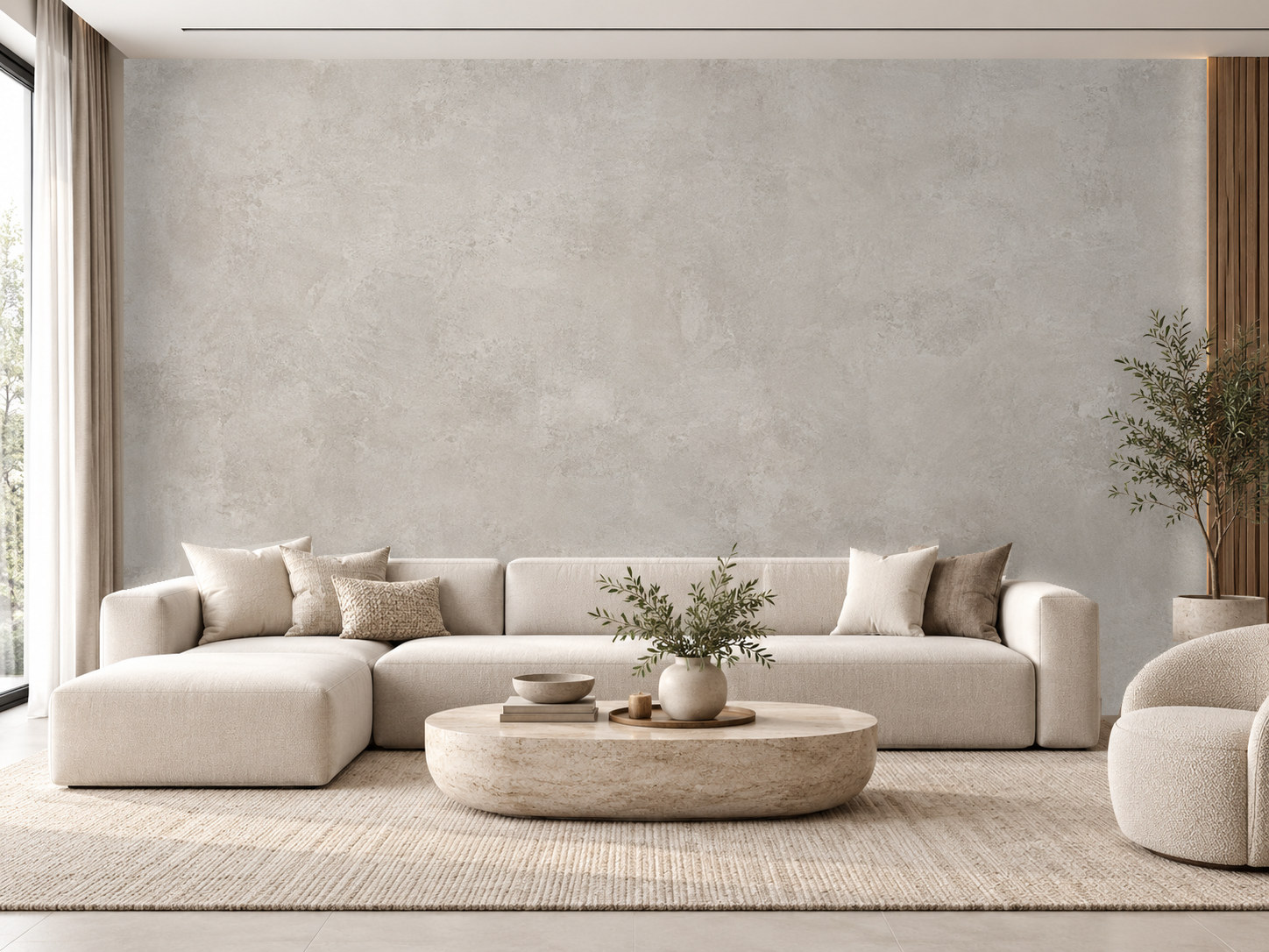 Soft Concrete Wall Duvar Kağıdı (SE-004) – görsel 1