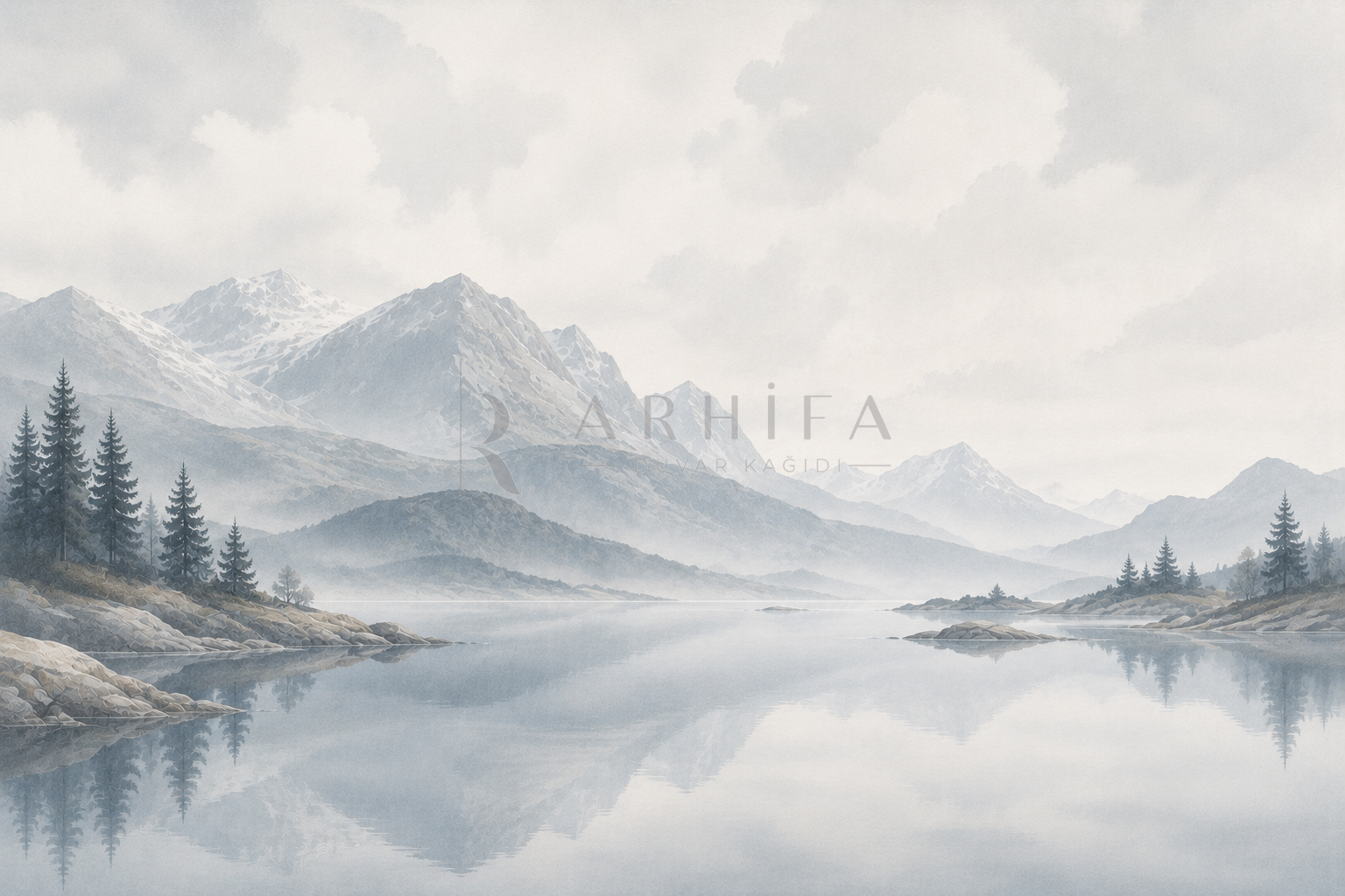 — Nordic Serenity Duvar Kağıdı (NL-013) – görsel 2