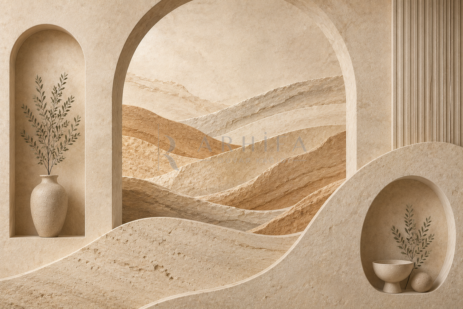 Sandstone Arch Duvar Kağıdı (NS-005) – görsel 2