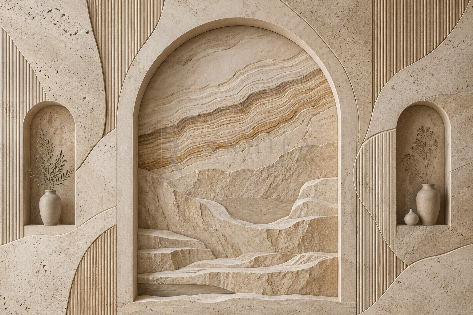 Carved Earth Duvar Kağıdı (NS-007) – görsel 2