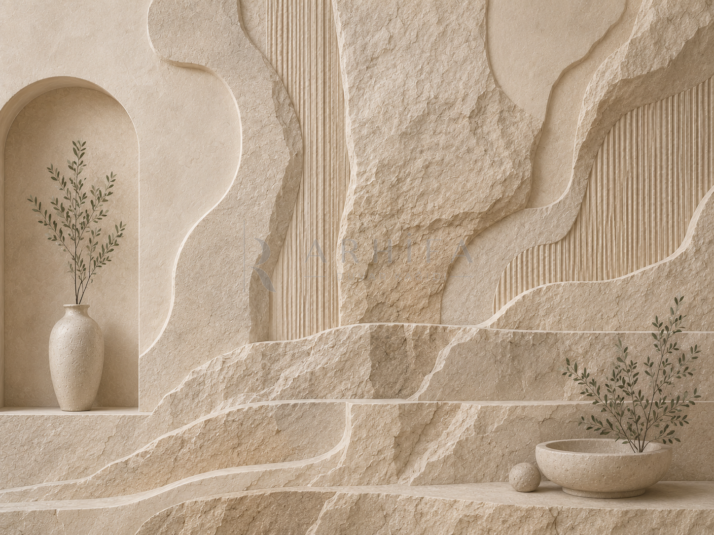 Stone Relief Duvar Kağıdı (NS-009) – görsel 2