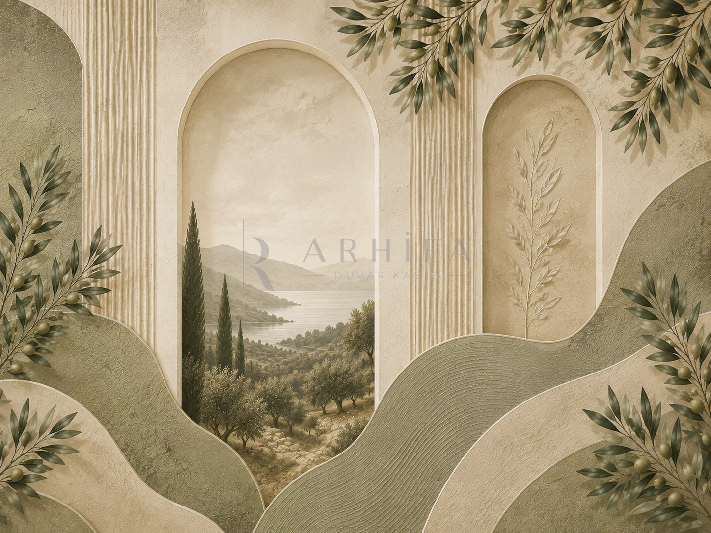 — Calm Nature Duvar Kağıdı (OL-009) – görsel 2