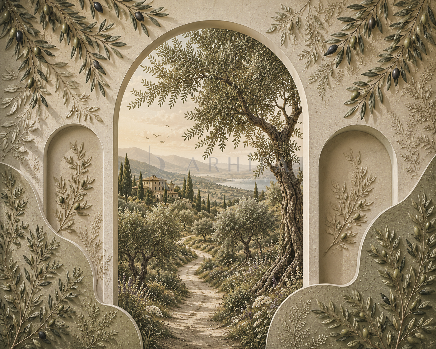 Olive Path Duvar Kağıdı (OLV-010) – görsel 2