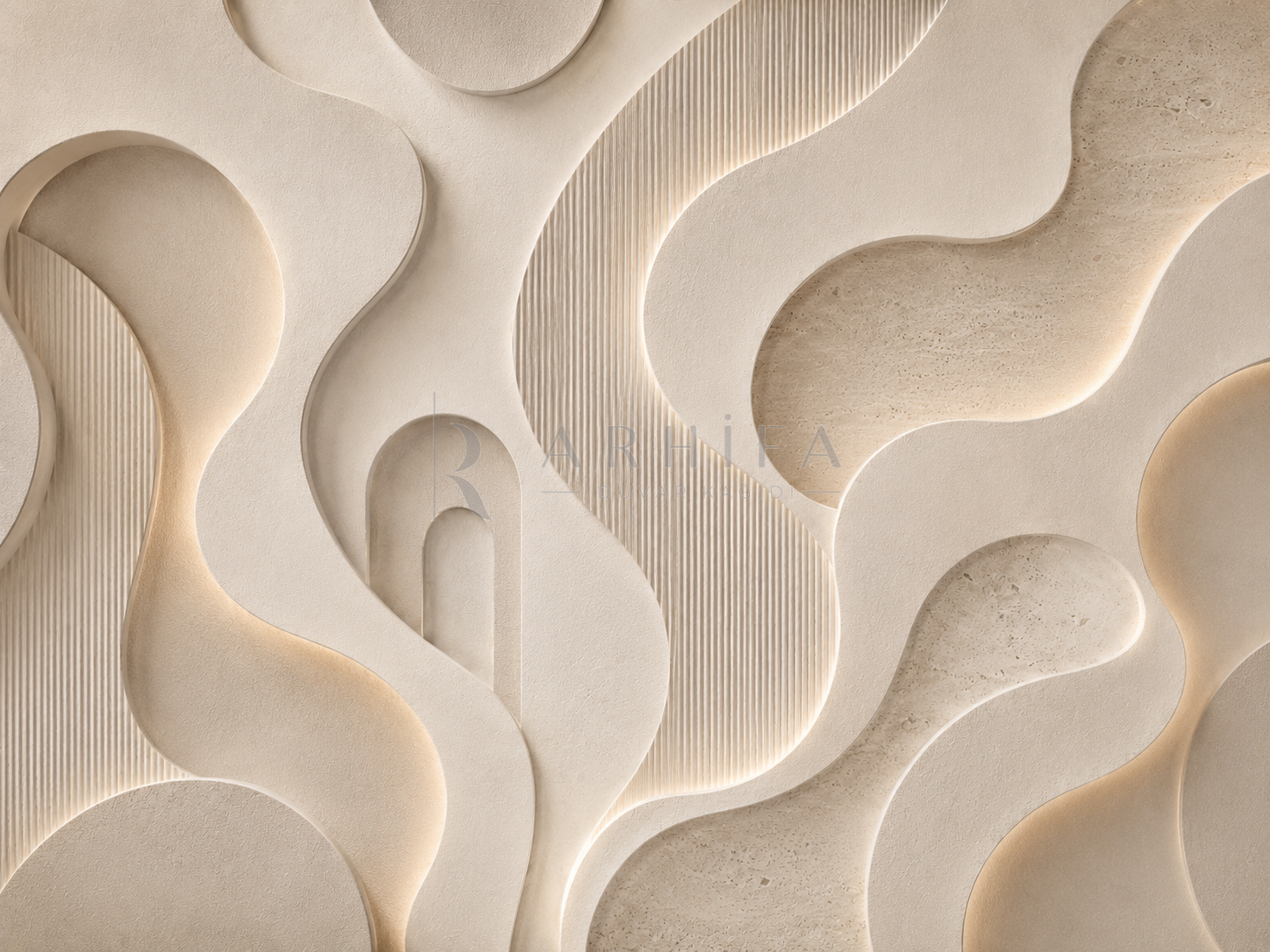 — Flowing Stone Duvar Kağıdı (OS-007A) – görsel 2