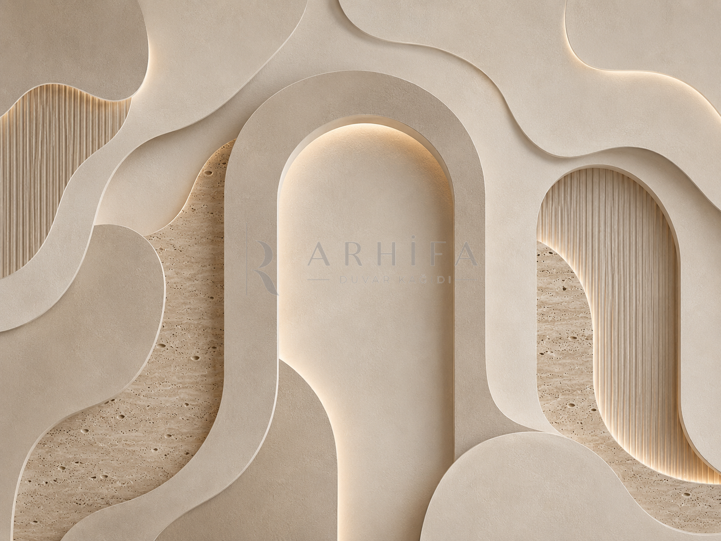 — Organic Arch Duvar Kağıdı (OS-009) – görsel 2