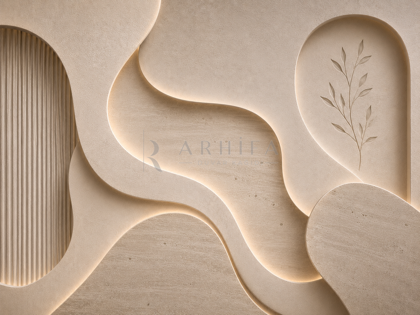 — Sculptural Signature Duvar Kağıdı (OS-015) – görsel 2