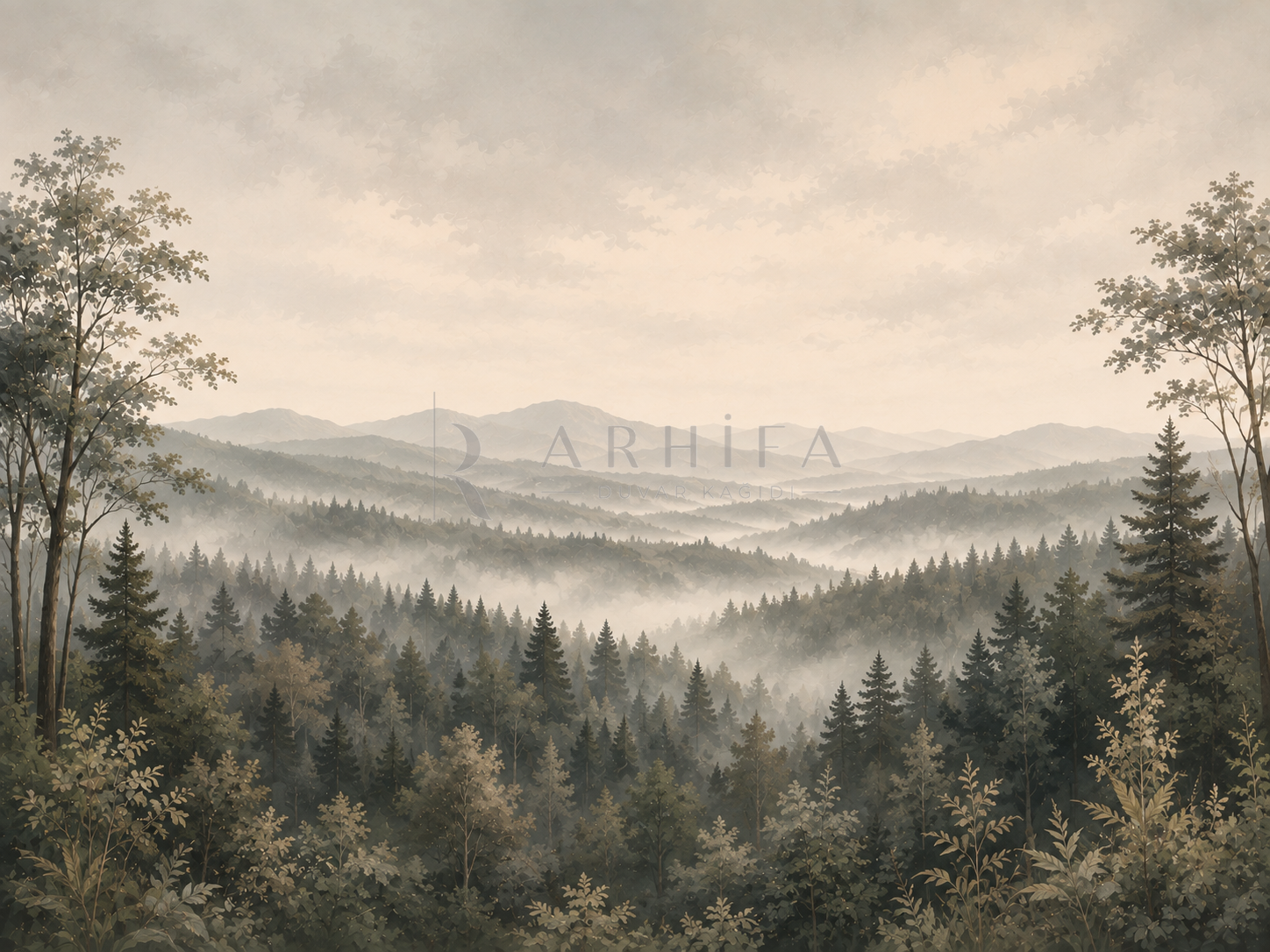 — Forest Horizon Duvar Kağıdı (PN-003) – görsel 2