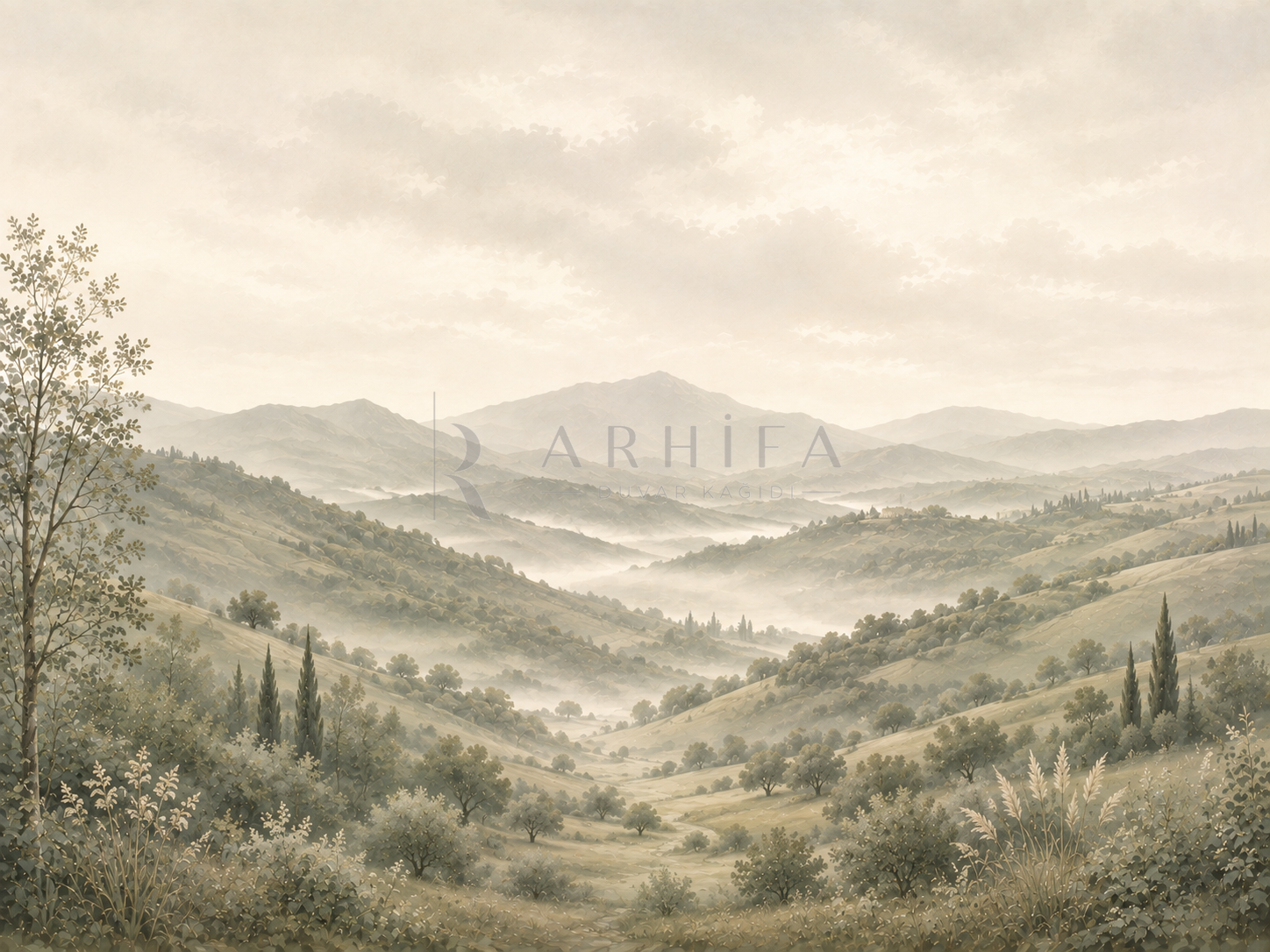 — Sage Valley Duvar Kağıdı (PN-008) – görsel 2