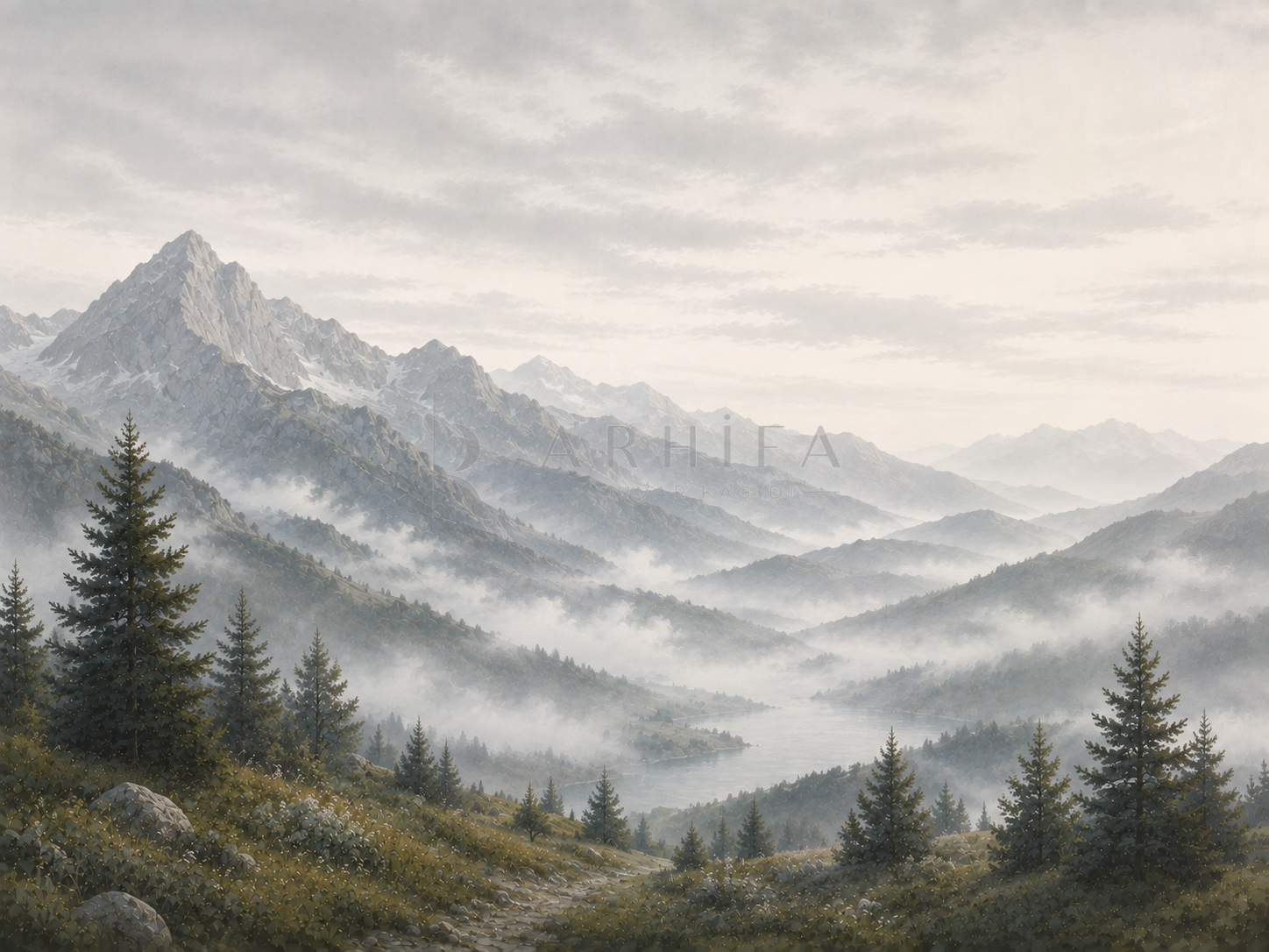 — Alpine Mist Duvar Kağıdı (PN-012) – görsel 2